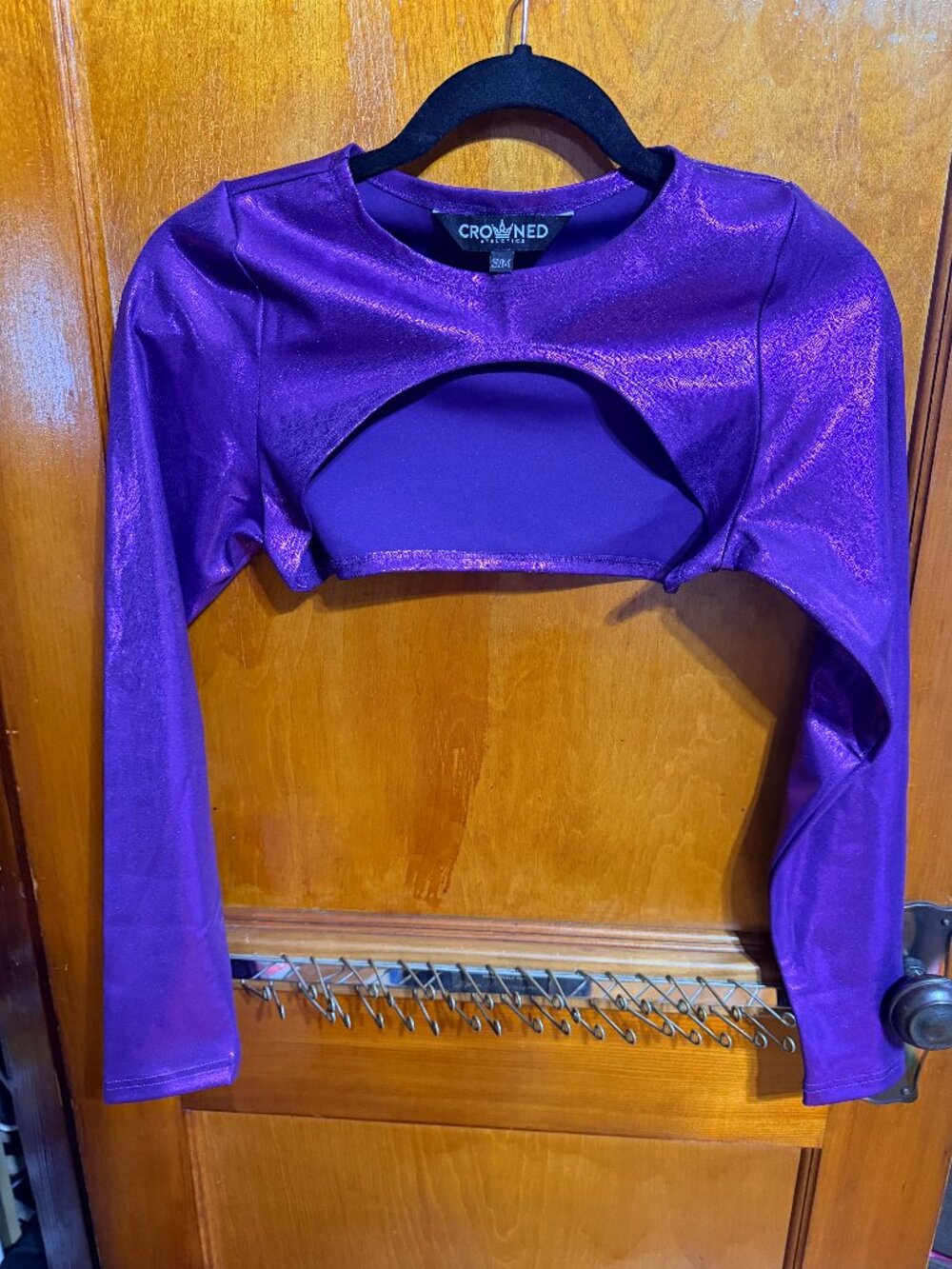 NWOT Amethyst Shrug S/M Crowned Athletics